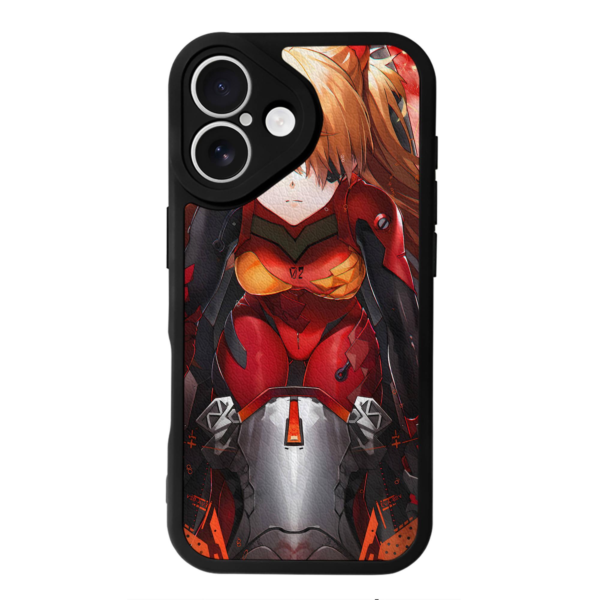 （画像用） EVA 新世紀エヴァンゲリオン 【iPhone 16シリーズ対応】シリコンスマホケース（レザー調） 材質：シリコン